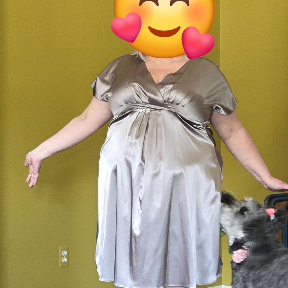 Silver dress kiyonna
